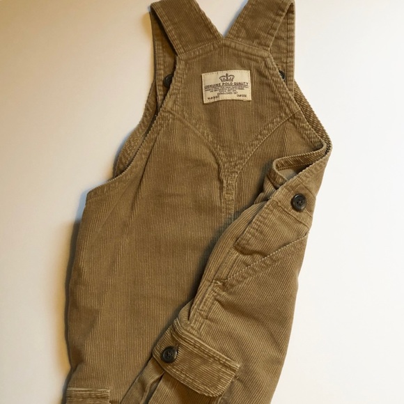 Boys Ralph Lauren Corduroy Overalls - Picture 6 of 8